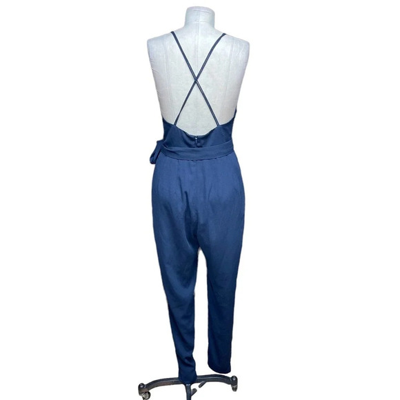 Finders Keepers Here We Go Jumpsuit Navy Blue‎ Size Medium - Picture 6 of 13